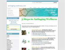 Tablet Screenshot of antiaging-wellness.com